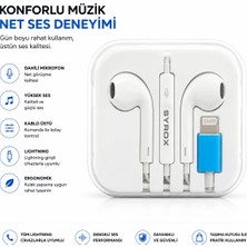 Kablolu Kulakiçi Lightning Kulaklık 3.5 mm jak girişli
