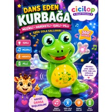 Dans Eden Kurbağa Sesli Işıklı Hareketli Kurbağacık 20 cm