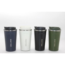 TKÇ 500 ml Paslanmaz Çelik Termos Mug - Çift Katmanlı Sızdırmaz Kahve Kupası ALK3134