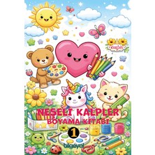 Neşeli Kalpler Boyama Kitabı - 1