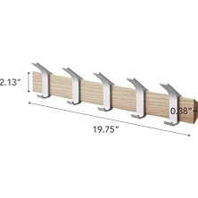 TeknoKapsül 4116 Gardırop Çubuğu, Ahşap, Bej, Tek Boy