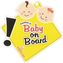 TeknoKapsül Baby AGU-056 Arabada Bebek Var, Sarı