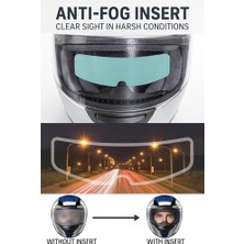 TeknoKapsül Buğu Önleyici Motosiklet Kaskı Vizörü – Su Geçirmez Anti-Fog Lens Filmi, Çizilmeye Dayanıklı Koruyu
