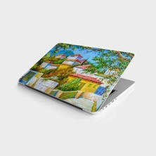 TeknoKapsül Laptop Bilgisayar Notebook Pc Kaplama Etiketi Yağlıboya Yunanistan