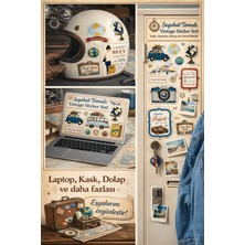 Empressco Limitless Design Seyahat Temalı Vintage Sticker Seti – Valiz, Kamera, Dünya & Travel Motifli Çıkartmalar - Fiyatı, Yorumları