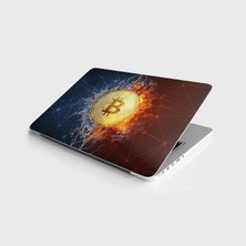 TeknoKapsül Laptop Notebook Pc Kaplama Etiketi Bitcoin