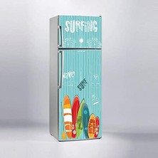 TeknoKapsül Buzdolabı Kaplama Dolap Kaplama Etiketi Surfing