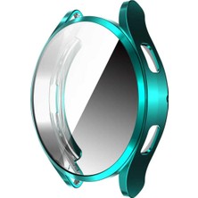 TeknoKapsül - Galaxy 4 46MM Kasa Koruyucu Gard Silikon 02 - Siyah