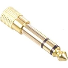 TeknoKapsül 4458 6.3 mm Erkek To 3.5 mm Dişi Çevirici Dönüştürücü Adaptörü