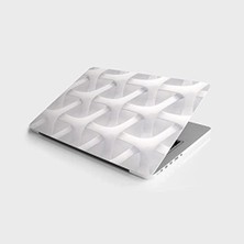 TeknoKapsül Laptop Bilgisayar Notebook Pc Kaplama Etiketi 3D Hasır Desen