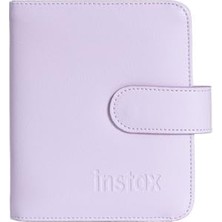TeknoKapsül Mini 12 Lila Fotoğraf Makinesi-10'lu Film-Çerçeve Kare Albüm Seti