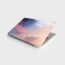 TeknoKapsül Laptop Notebook Pc Kaplama Etiketi Bulut Ay