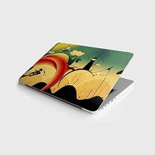 TeknoKapsül Laptop Notebook Pc Kaplama Etiketi Soyut Manzara