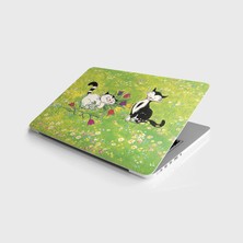 TeknoKapsül Laptop Notebook Pc Kaplama Etiketi Çiçekler