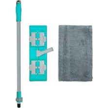 TeknoKapsül Magic Mop + 3 Yedek Mop Paspas Mandalli Yüzey Temi̇zli̇k Havlusu Bezi̇ Uyumlu