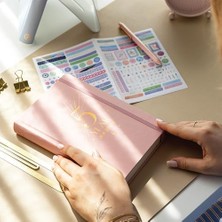 TeknoKapsül 5 Yıllık Süresiz Günlük Ajanda 13X21 - Pembe
