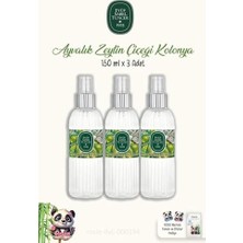TeknoKapsül 3'lü Ayvalık Zeytin Çiçeği Kolonyası 150 ml Rosie Pamuk