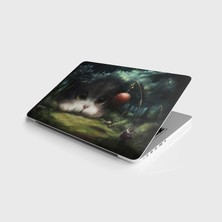 TeknoKapsül Laptop Notebook Pc Kaplama Etiketi Cats