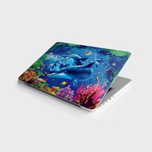 TeknoKapsül Laptop Bilgisayar Notebook Pc Kaplama Etiketi Yunus Balığı