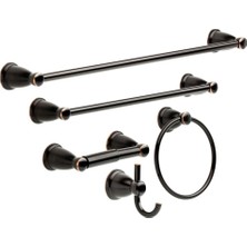 TeknoKapsül KIN5PC-ORB Kinla Banyo Aksesuar Seti, 5 Parça, Yağlı Bronz