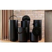 TeknoKapsül Circular Kovası, Çap: 31,5 x 31 cm - 15 Litre, Siyah