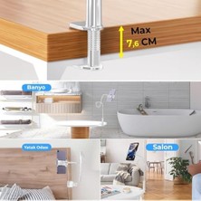 TeknoKapsül 90 cm Akrobat Esnek Tablet Telefon Tutucu Stand Beyaz