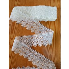Dantelim Güpür Dantel Beyaz - 7 Cm. En x 9 Mt.