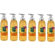 TeknoKapsül Zeytinyağlı Bodrum Mandalinası Köpük Sabun 500 ml 6 Lı Paket