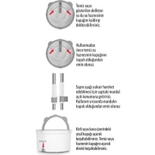 TeknoKapsül Beyaz Yedekli Temiz & Kirli Suyu Ayırma Özelliği Otomatik Temizlik Seti Mop Paspas