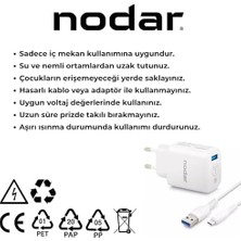 TeknoKapsül Nodar 18W Charge 3.0 (Qc) Micro USB Hızlı Şarj Seti - 3.4A USB To Micro USB Kablolu Adaptör,,, B