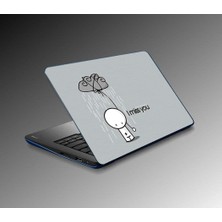 TeknoKapsül Laptop Notebook Pc Kaplama Etiketi I You