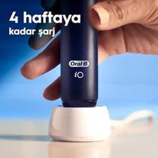TeknoKapsül Io2 Siyah Şarjlı/elektrikli Fırçası, 1 Fırça Başlığı, Tek Şarjda 4 Haftaya Varan Kullanı