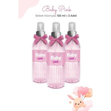TeknoKapsül Baby Pınk Bebek Kolonyası 150 ml x 3 Adet