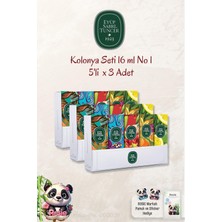 TeknoKapsül 3 Adet 5'li Kolonya Set No 1 Rosie Doğal Pamuk