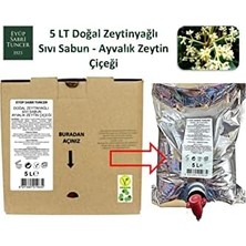 TeknoKapsül Ayvalık Zeytin Çiçeği Doğal Zeytinyağlı Sıvı Sabun 5 Lt - Bag In Box