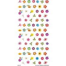 TeknoKapsül Arti̇kel Flower Tırnak Dövmesi, Tırnak Tattoo, Nail Art, Tırnak