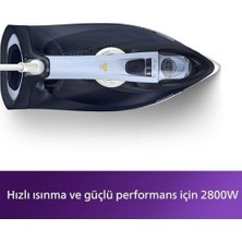 TeknoKapsül 7000 Serisi Buharlı Ütü - 2800W, Steamglide Taban, 250 G Güçlendirme, 50 G/dk Sürekli Buhar, O