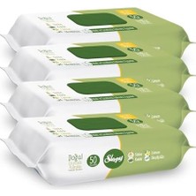 TeknoKapsül Sleepy Doğal Temizlik Havlusu 4X50 (200 Yaprak)