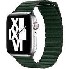 TeknoKapsül 44MM Krd, 09 Deri Lop Kordon, Koyu Yeşil