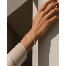 Sarezza Gold 22 Ayar Kibrit Çöpü Model Ajda Bilezik 10GR