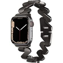 TeknoKapsül 7 41MM Kordon Krd, 80 Metal Strap Kayış Cns, Siyah