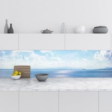 TeknoKapsül Mutfak Tezgah Arası Folyo Kaplama Folyosu Deniz Gökyüzü 60X400 cm
