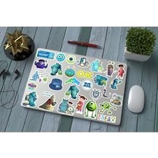 TeknoKapsül Monsters, Inc. Paketi/bullet Journal Defter Çıkartma Ajanda Laptop Etiket, 18579823749012375