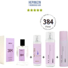 Bargello 384 Kadın Parfüm Set ( Parfüm - Saç Parfümü - Bodymist - Deodorant ) - MNMS384SETSC