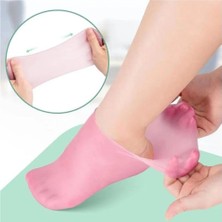 TKÇ Premium Silikon Nemlendirici Çorap | Evde Spa Etkili Ayak Bakımı