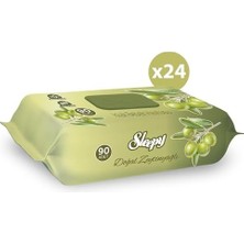 TeknoKapsül Doğal Zeytinyağlı Islak Havlu (24 x 90 Adet)