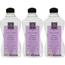 TeknoKapsül Düvenci Toptan Alaçatı Lavantası Sıvı Sabun 1500 ml x 3 Adet
