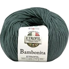 Etrofil Bambonita 74344 Zümrüt 100 gr 250 mt Örgü Ipi