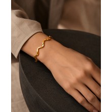 Sarezza Gold 22 Ayar Zikzak Model Ajda Bilezik 10 gr