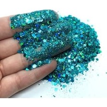 TeknoKapsül Chunky Glitter 4gr Holografik Reçine Tırnak Makyaj Glitter